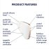 Satisfyer Love Triangle - pametni brezstični stimulator klitorisa (bel)