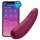 Satisfyer Curvy 1+ - stimulator klitorisa z zračnimi valovi - rdeč