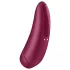Satisfyer Curvy 1+ - stimulator klitorisa z zračnimi valovi - rdeč