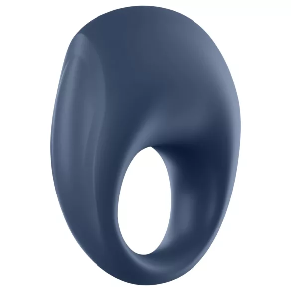 Satisfyer Strong One - vibracijski obroček za penis z upravljanjem prek aplikacije, za moške (moder)