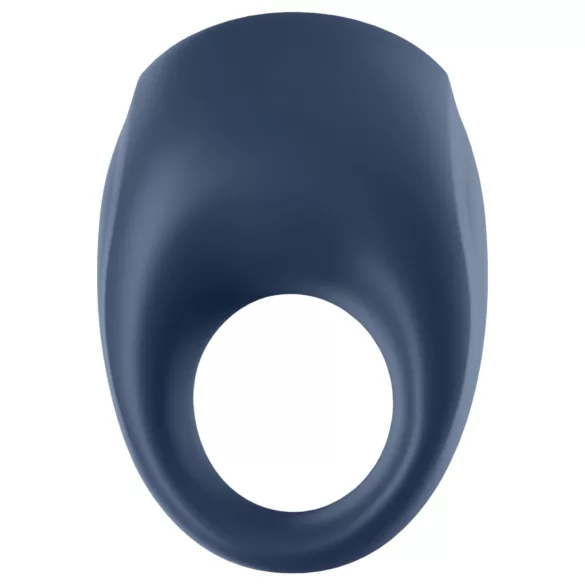 Satisfyer Strong One - erekcijski obroč z vibracijami - modra
