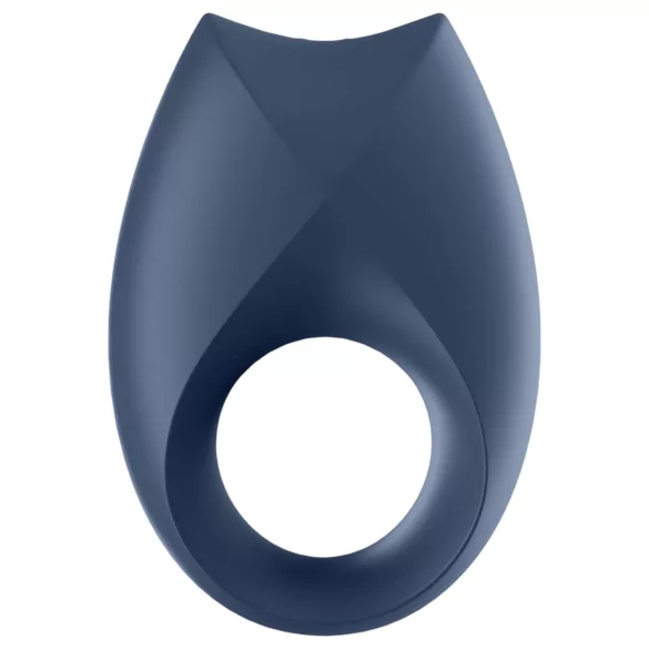 Satisfyer Royal One - aplikacijsko voden vibracijski obroček za penis za moške (moder)