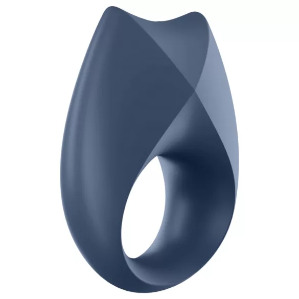 Satisfyer Royal One - aplikacijsko voden vibracijski obroček za penis za moške (moder)