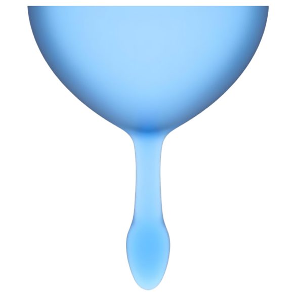 Satisfyer Feel Good - menstrualna skodelica set - modra - 2 kosa