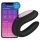 Satisfyer Double Joy - pametni vodoodporni vibrator za pare (črna)