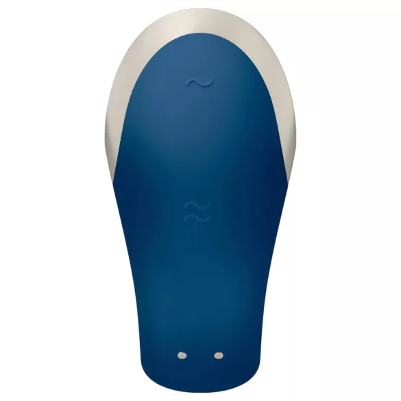 Satisfyer Double Love - vibrator za pare - modra