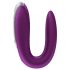Satisfyer Double Fun – pametni vibrator za pare (vijolična)