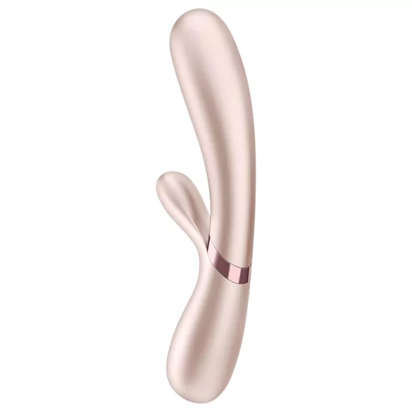 Satisfyer Hot Lover - vibratorski stimulator - nastavljiva toplota - srebrna
