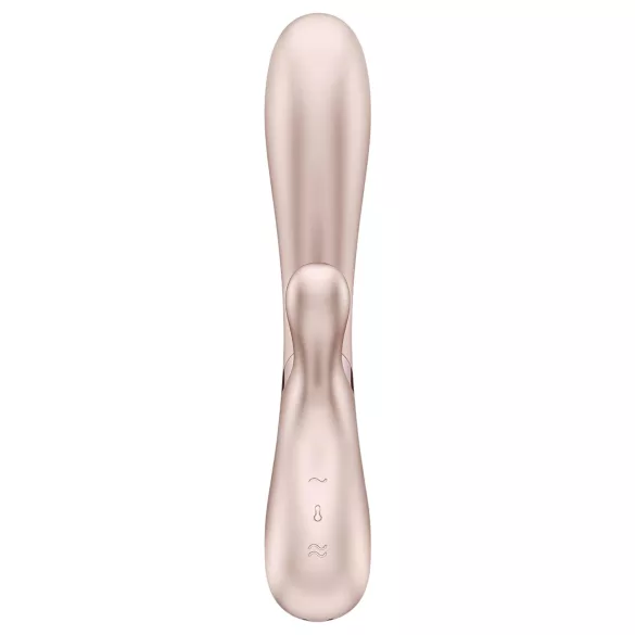 Satisfyer Hot Lover - vibratorski stimulator - nastavljiva toplota - srebrna