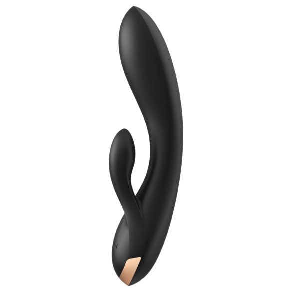 Satisfyer Double Flex - vibracijski stimulator s prilagodljivo ročko za klitoris