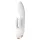 Satisfyer Double Flex - aplikacijsko vodeni vibrator z ročajem za klitoris (bel)