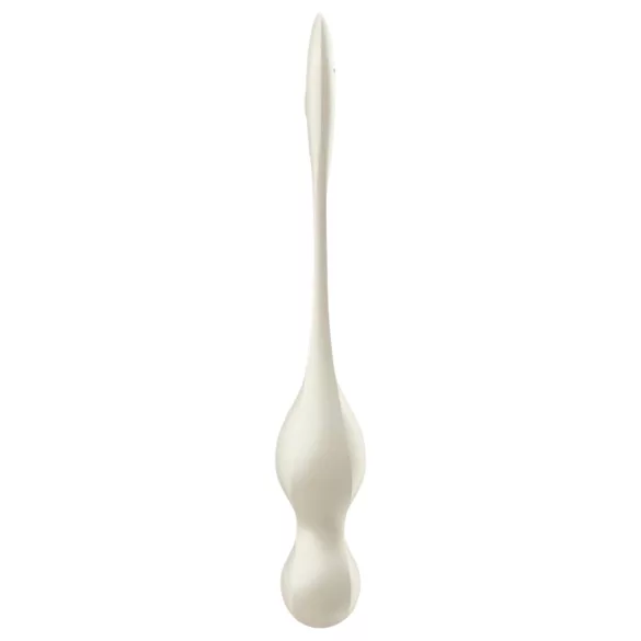 Satisfyer Love Birds 1 - vibracijska gejša kroglica z upravljanjem prek aplikacije (bela)