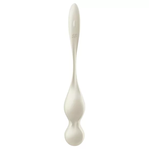 Satisfyer Love Birds 1 - vibracijska gejša kroglica z upravljanjem prek aplikacije (bela)