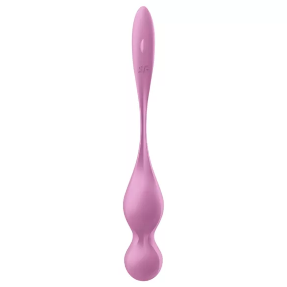 Satisfyer Love Birds 1 - aplikacijo nadzorovane vibracijske gejša kroglice (roza)