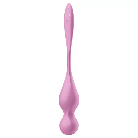 Satisfyer Love Birds 1 - aplikacijo nadzorovane vibracijske gejša kroglice (roza)