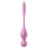 Satisfyer Love Birds 1 - aplikacijo nadzorovane vibracijske gejša kroglice (roza)