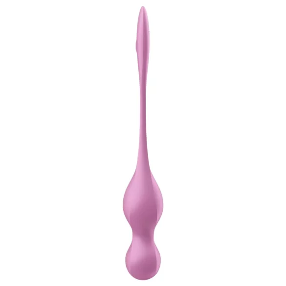 Satisfyer Love Birds 1 - aplikacijo nadzorovane vibracijske gejša kroglice (roza)