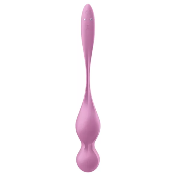 Satisfyer Love Birds 1 - aplikacijo nadzorovane vibracijske gejša kroglice (roza)