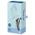 Satisfyer Dual Kiss - vibrator za vagino in klitoris - polnjenje USB - črna