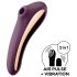 Satisfyer Dual Kiss - 2v1, vaginalni in klitoralni vibrator (vijoličen)