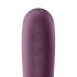 Satisfyer Dual Kiss - 2v1, vaginalni in klitoralni vibrator (vijoličen)