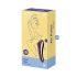 Satisfyer Dual Kiss - 2v1, vaginalni in klitoralni vibrator (vijoličen)