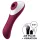 Satisfyer Dual Crush - vibrator za vagino in klitoris - akumulatorski - rdeč