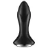 Satisfyer Rotator Plug 1 - analni vibrator z perlami (črn)