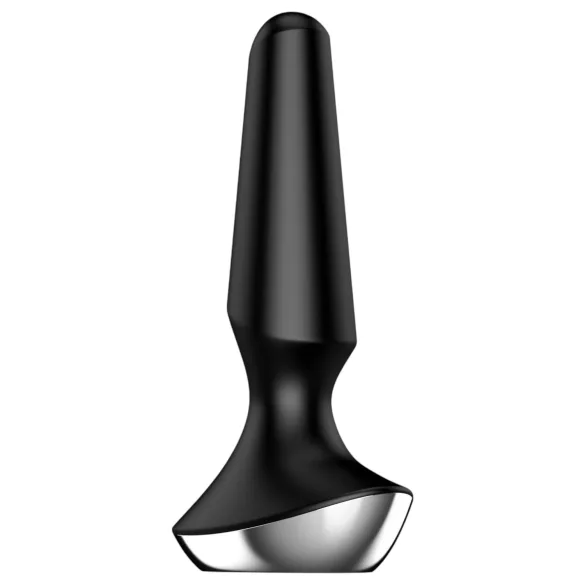 Satisfyer Plug-ilicious 2 - aplikacijsko vodeni analni vibrator (črn)