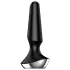 Satisfyer Plug-ilicious 2 - aplikacijsko vodeni analni vibrator (črn)