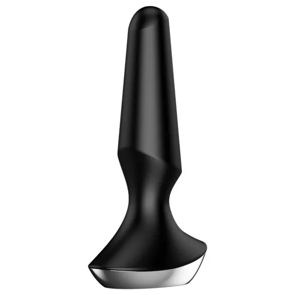 Satisfyer Plug-ilicious 2 - aplikacijsko vodeni analni vibrator (črn)