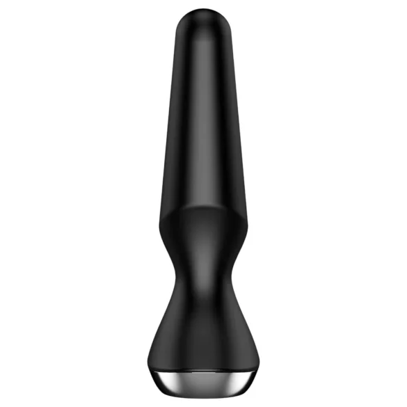Satisfyer Plug-ilicious 2 - aplikacijsko vodeni analni vibrator (črn)