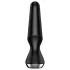 Satisfyer Plug-ilicious 2 - aplikacijsko vodeni analni vibrator (črn)