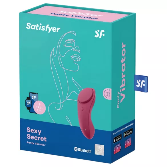 Satisfyer - vibrirajoče hlačke - vodoodporen, pametni, rdeč