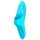 Satisfyer Tease - vodoodporni prstni vibrator (turkiz)
