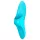 Satisfyer - prstni vibrator - vodoodporen, akumulatorski - turkizna