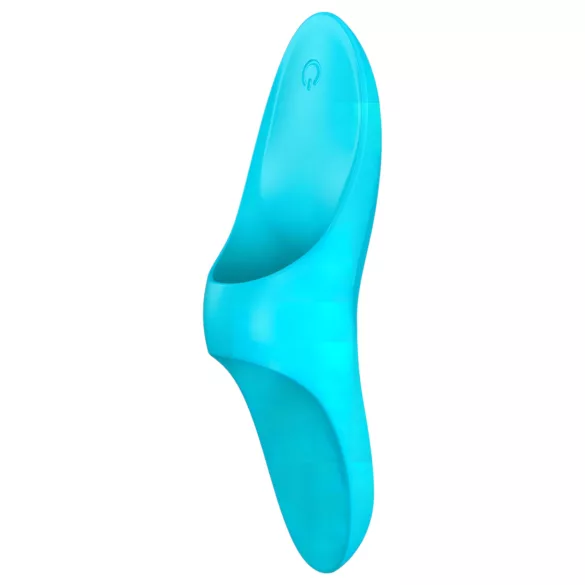 Satisfyer - prstni vibrator - vodoodporen, akumulatorski - turkizna