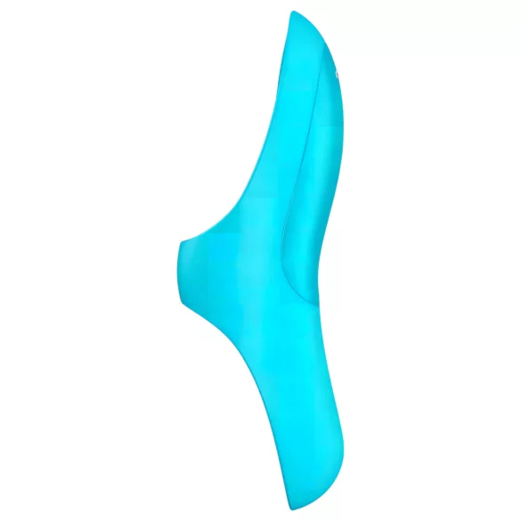 Satisfyer - prstni vibrator - vodoodporen, akumulatorski - turkizna