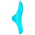Satisfyer Tease - vodoodporni prstni vibrator (turkiz)