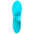 Satisfyer Tease - vodoodporni prstni vibrator (turkiz)
