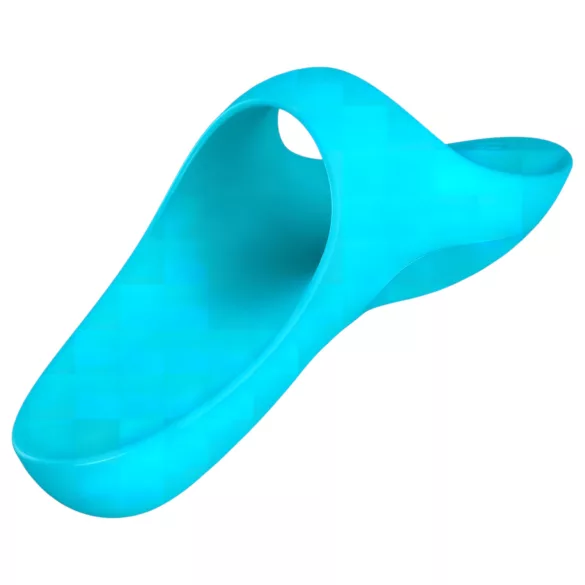 Satisfyer - prstni vibrator - vodoodporen, akumulatorski - turkizna