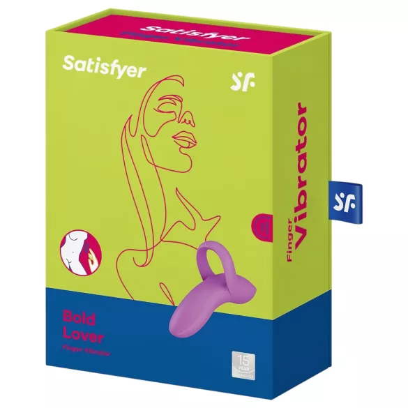 Satisfyer Bold Lover - prstni vibrator - polnilni, vodoodporen - roza