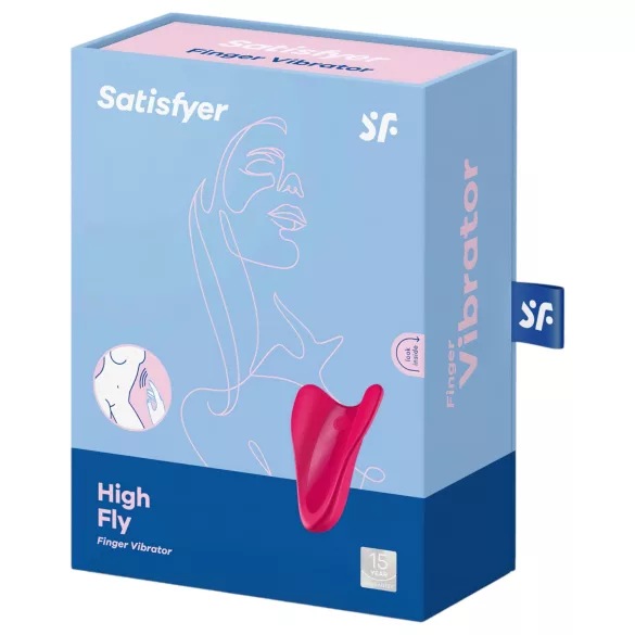 Satisfyer High Fly - vibracijski stimulator klitorisa na akumulator, vodoodporen (roza)