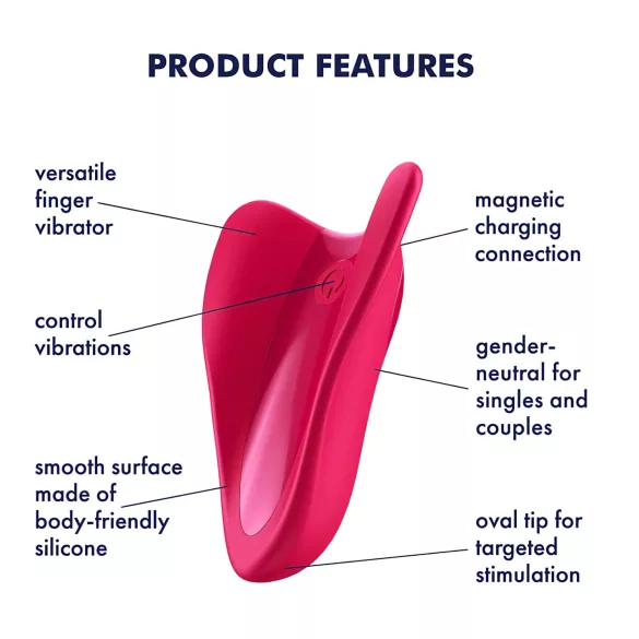 Satisfyer High Fly - vibracijski stimulator klitorisa na akumulator, vodoodporen (roza)