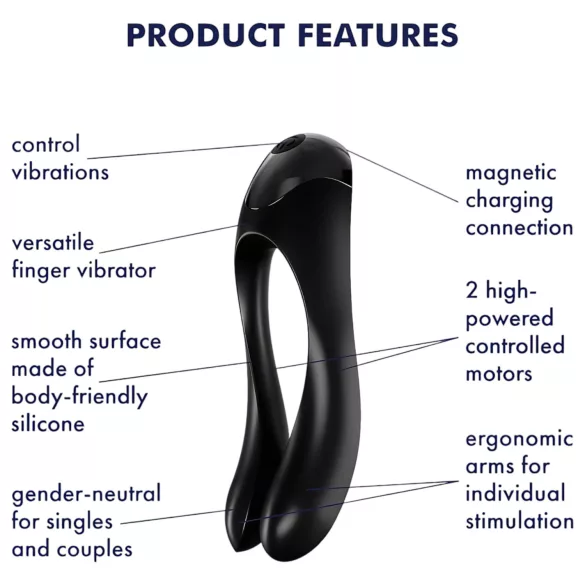 Satisfyer Candy Cane - vibrator za G-točko in klitoris