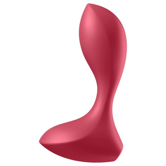 Satisfyer Backdoor Lover - analni vibrator, vodoodporen, polnilni, rdeč