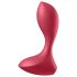 Satisfyer Backdoor Lover - analni vibrator, vodoodporen, polnilni, rdeč