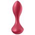 Satisfyer Backdoor Lover - analni vibrator, vodoodporen, polnilni, rdeč
