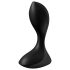 Satisfyer Backdoor Lover - polnilni vodoodporni analni vibrator (črna)