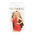 Penthouse Sweet & Spicy - erotični čipkast komplet z ovratnico - rdeča